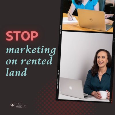 Stop marketing on rented land
