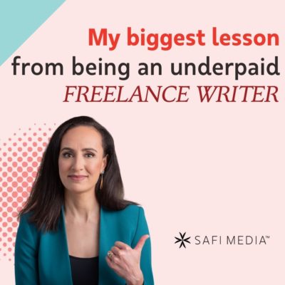 My biggest lesson from being an underpaid freelance writer