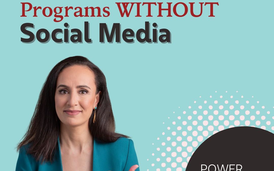 How to market programs without social media